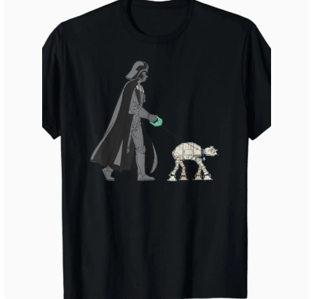 Graphic t Shirts Men Clothes Tops Tee Planet Movie Darth