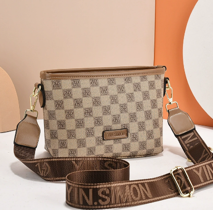 Bags for Women 2025 New High-End Women's Shoulder Crossbody Bag Pu Fashion Small Square Bag Dumpling Bag Women's Bag Export