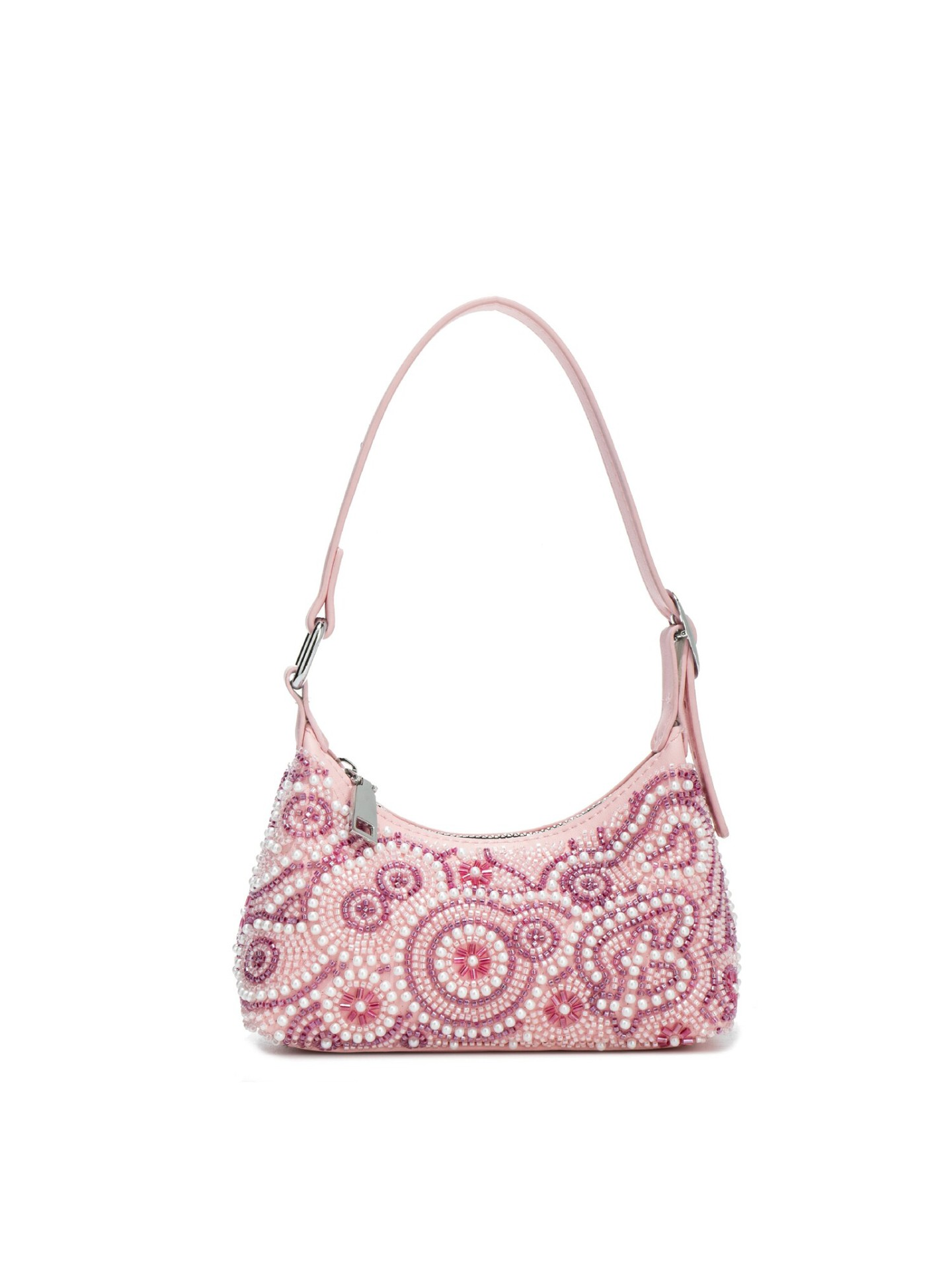 Women's Bag 2026 New Style French Pearl Embroidery Underarm Bag Niche Design High-End Versatile Shoulder Handbag