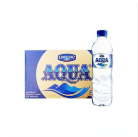 AQUA Air Mineral 600ml 1 Karton 24 Botol