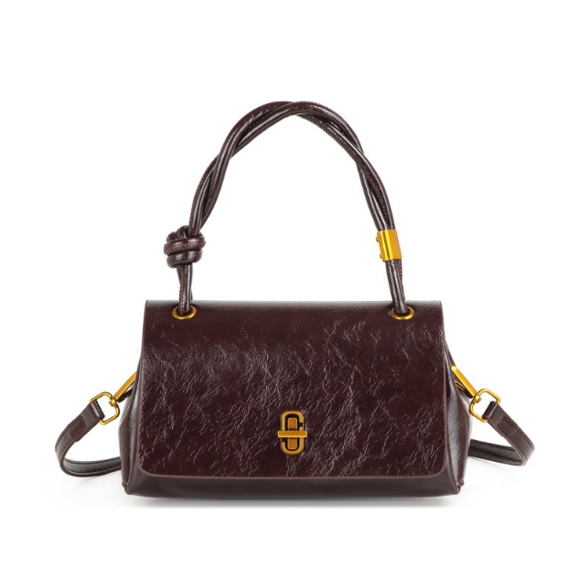 Cross-Border 2026 Summer New Style Lock Buckle Crossbody Bag