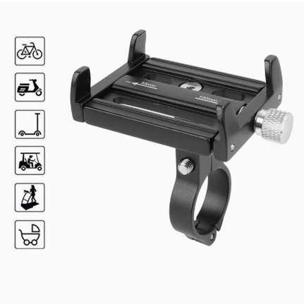 In Stock Special Electric Vehicle Mobile Phone Holder Motorcycle Accessories Metal Mobile Phone Clip Aluminum Alloy Bicycle Charging Guide